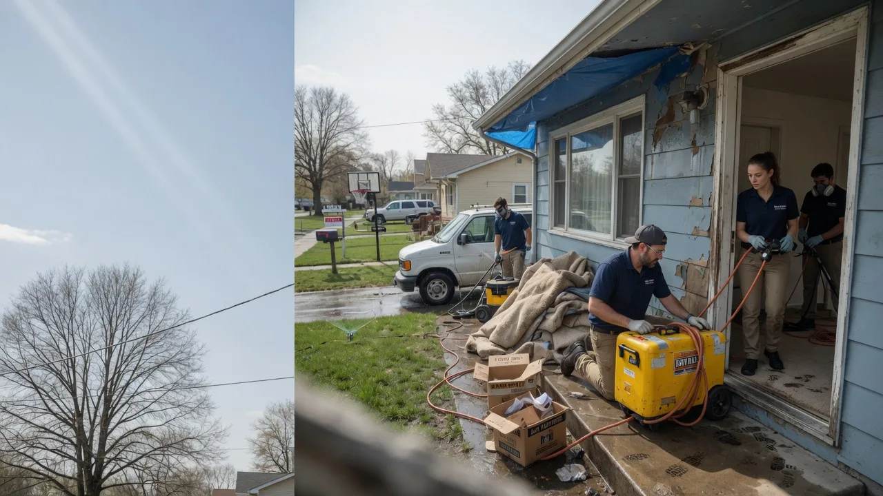 Basement Flood Cleanup in Farmington, IA near me